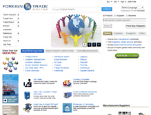 Tablet Screenshot of foreign-trade.com